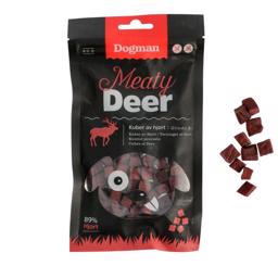 Dogman Meaty Deer Cubes Läckra mellanmål med rådjur 80 gram